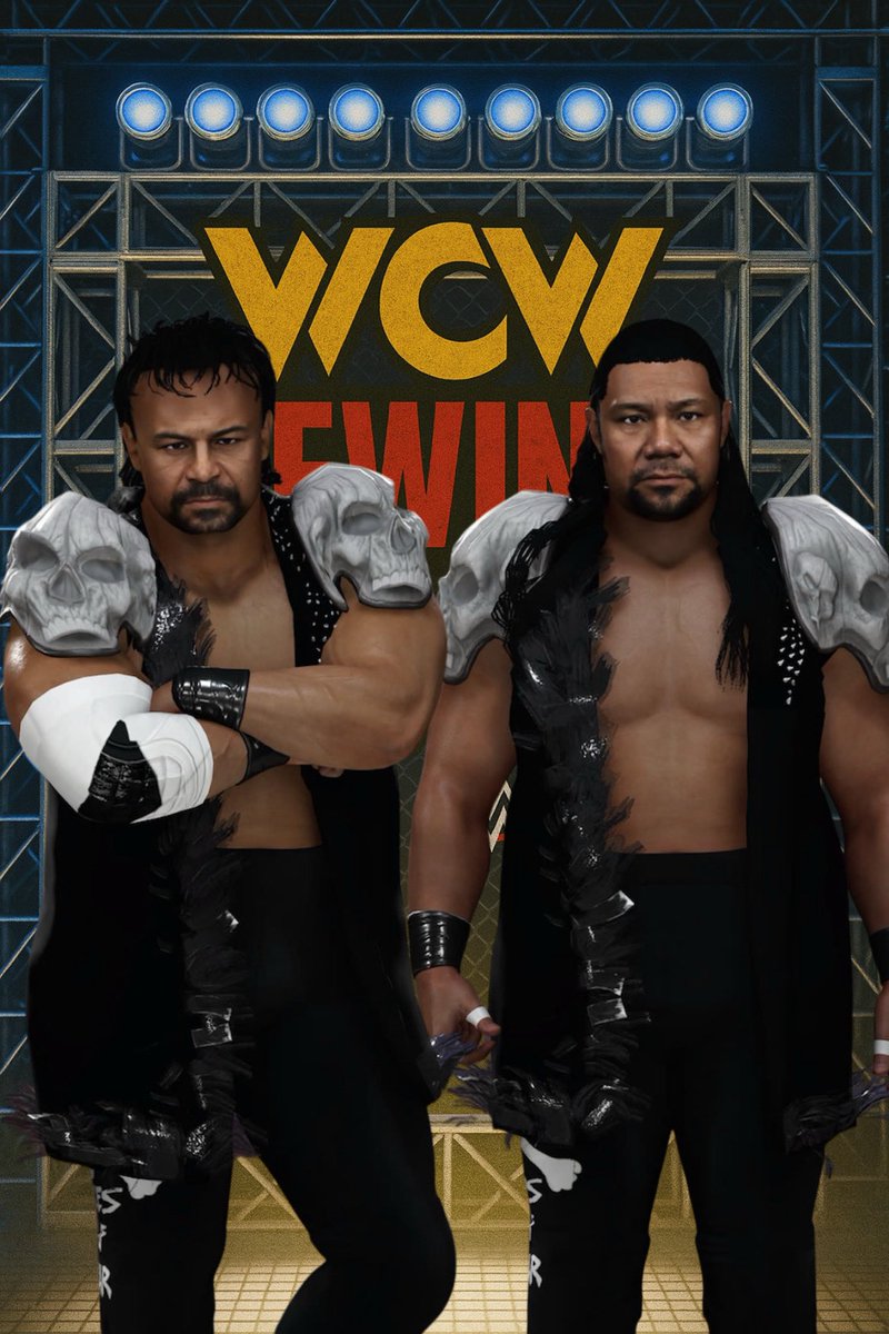2KRewind's tweet image. The Faces of Fear is available NOW in #WWE2K25 for PS5 and Xbox X|S ‼️
Brought to you by @WCWRewind25 
CAW: @eXecutionerX91 
Moveset/AI: @Bryan_Footy 
Attires: @themattwheels 
Enjoy!

Tags: Meng,WCWREWIND,Barbarian