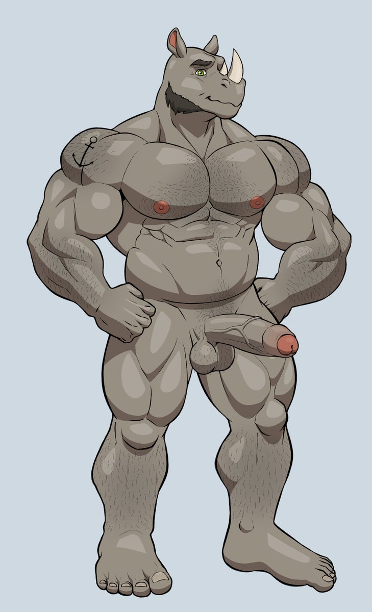 Made some characters but never got to use them much!
This is Eddie, rhinoceros, M - 37