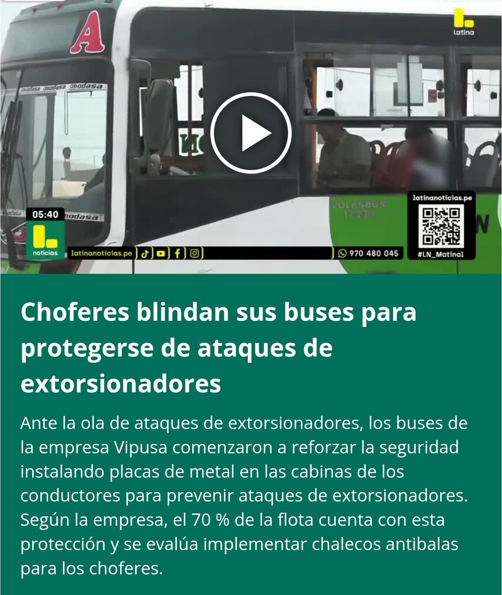 percyfal's tweet photo. La extorsión se está normalizando porque ya no se exige un cambio. Y los transportistas ya se cansaron de salir y reclamar sus derechos. Esa es la realidad. @presidenciaperu @congresoperu que nos espera en el 2026? https://t.co/pp8gOrNgL0
