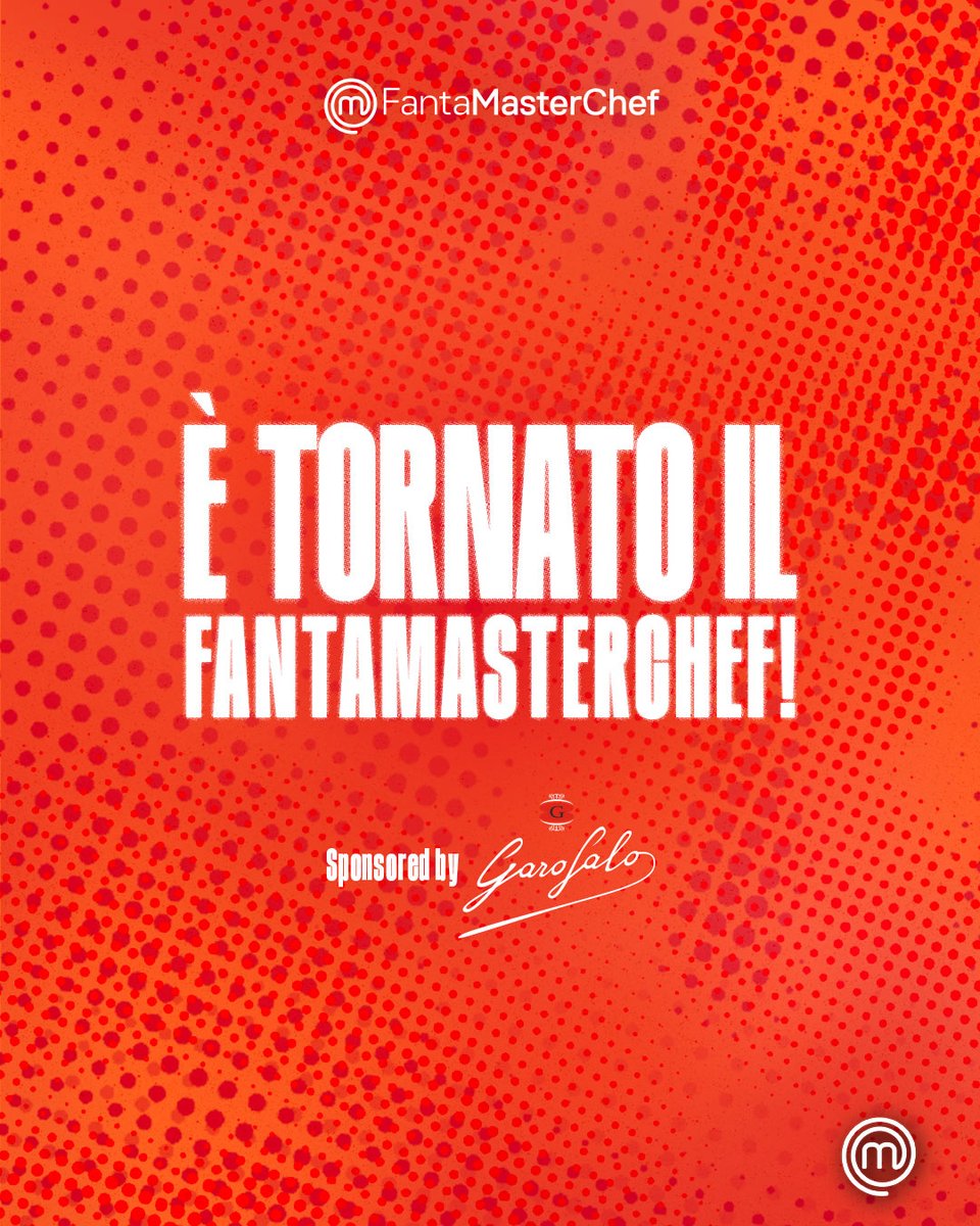 MasterChef_it's tweet image. È di nuovo quel momento dell’anno🔥
Il #FantaMasterChef è tornato. Ripassino veloce alle regole e via🚀 
Per iscriverti e iniziare a giocare subito 👉 fanta-masterchef.it 
#MasterChefIt #adv