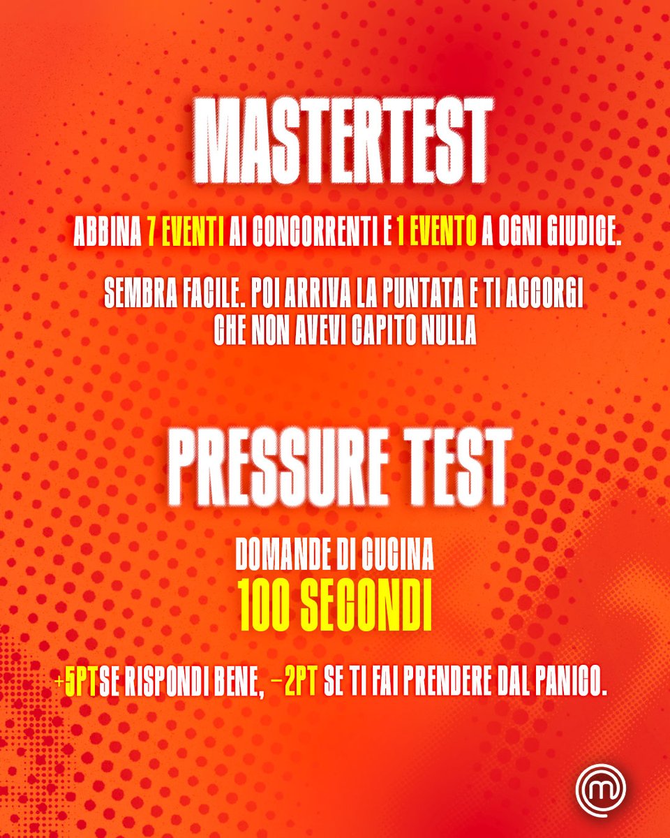 MasterChef_it's tweet image. È di nuovo quel momento dell’anno🔥
Il #FantaMasterChef è tornato. Ripassino veloce alle regole e via🚀 
Per iscriverti e iniziare a giocare subito 👉 fanta-masterchef.it 
#MasterChefIt #adv