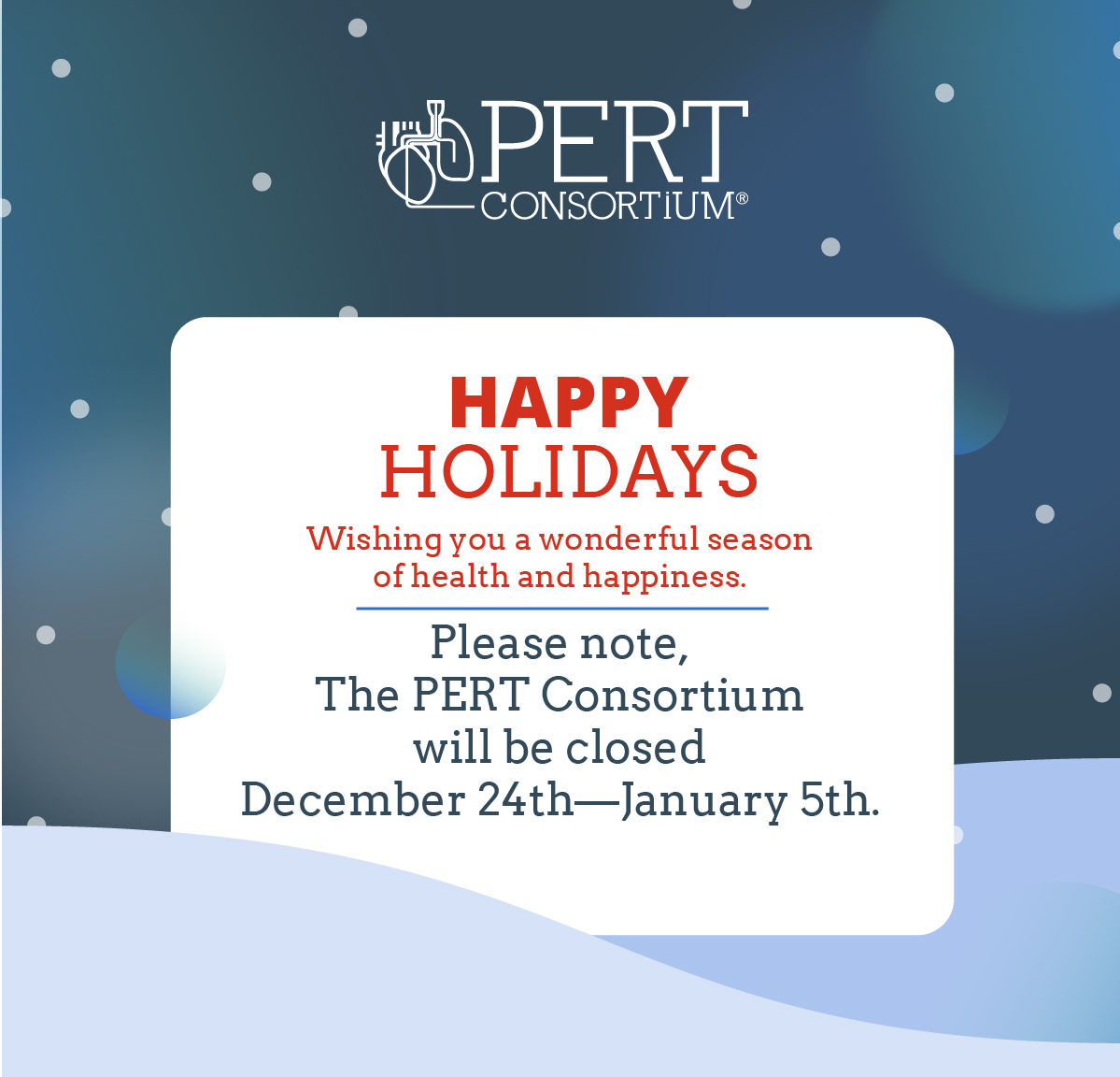 The PERT Consortium® tweet media