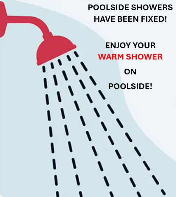 ChStrettonLC's tweet photo. Great News Swimmers! 🎉

The issue with the poolside showers has been fixed.
You can now enjoy a nice warm shower after your swim.
Thanks for your patience! 🚿😊 https://t.co/xO6Ne19Oq7