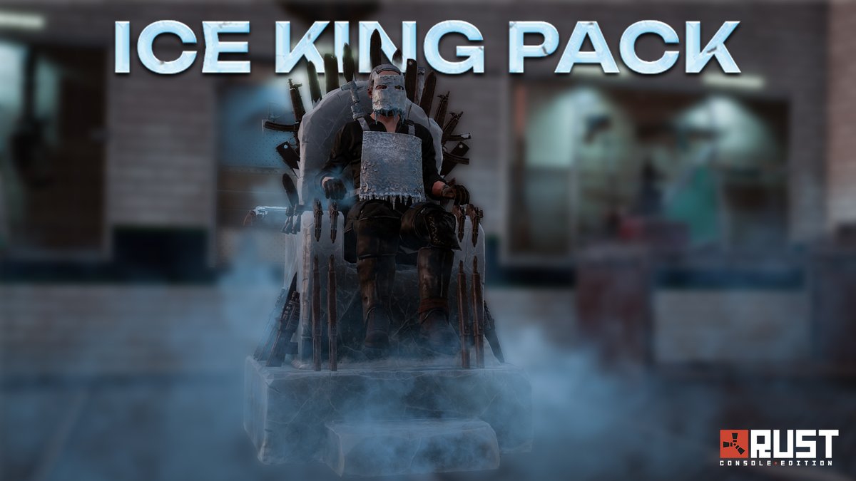playrustconsole's tweet image. Take control of the Icy wasteland with the Ice King Pack!

Get yours now - pulse.ly/efee2pjkhj