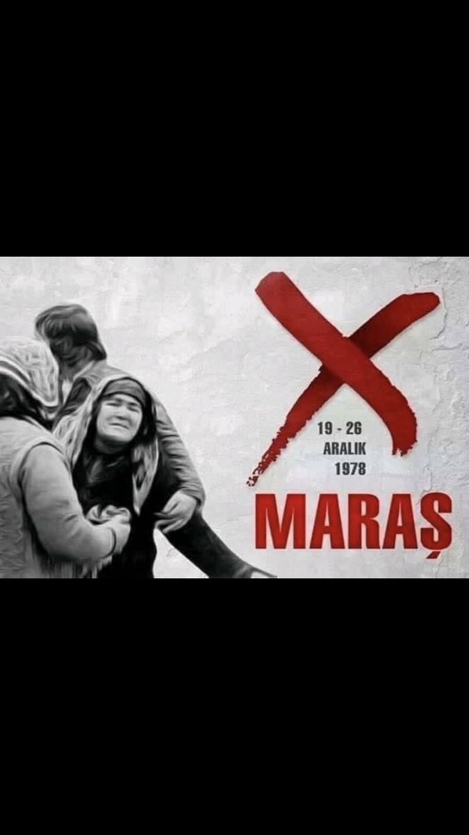 Biri Dedi Unuttun Mu Maraşı 
Orda Aktı Mazlumların Gözyaşı 
Biri İleriye Yürüttü Başı 
Biri Bedenimin Solunda Kaldı