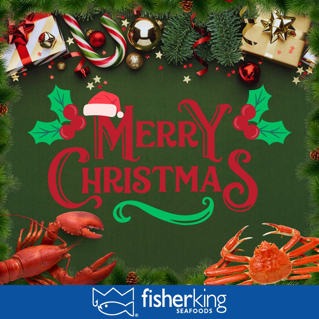 Merry Christmas from Fisher King Seafoods!

We wish our customers and clients, including our friends and families, a merry Christmas.

#MerryChristmas🎄
#EatLikeRoyalty🌊🦀🦞🦐🐟