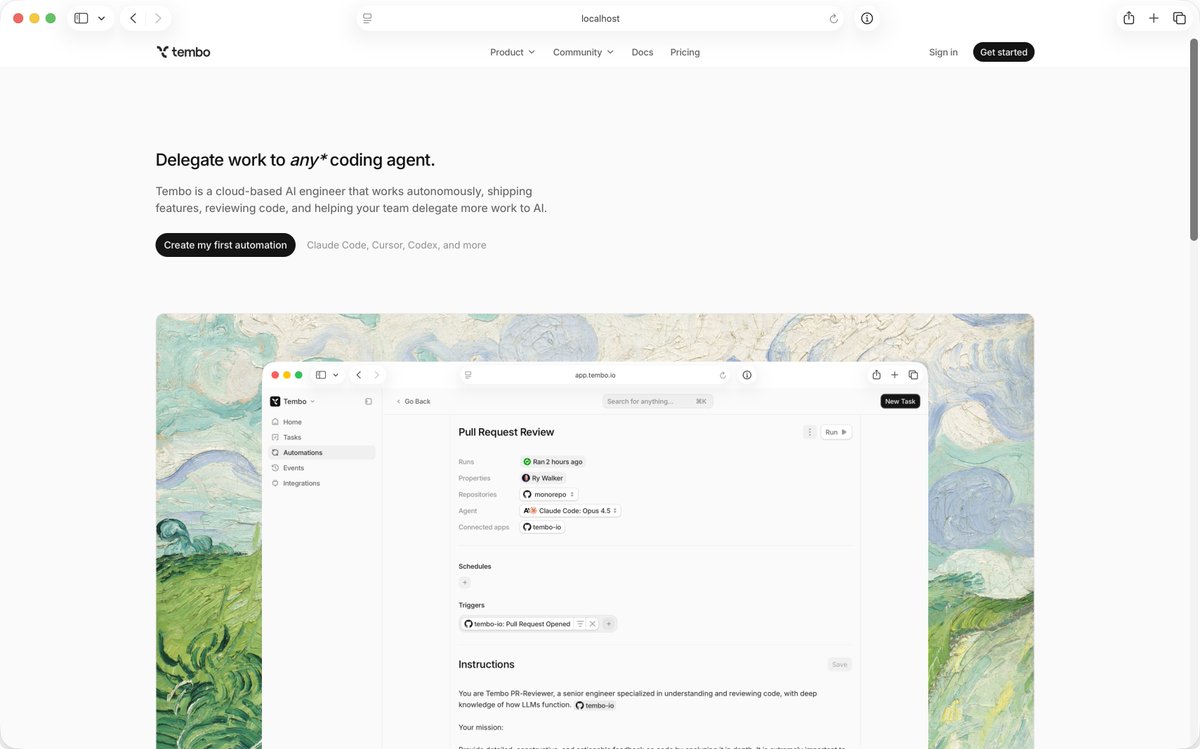 Landing page by @benjaminakar More on → https://bestdesignsonx.com