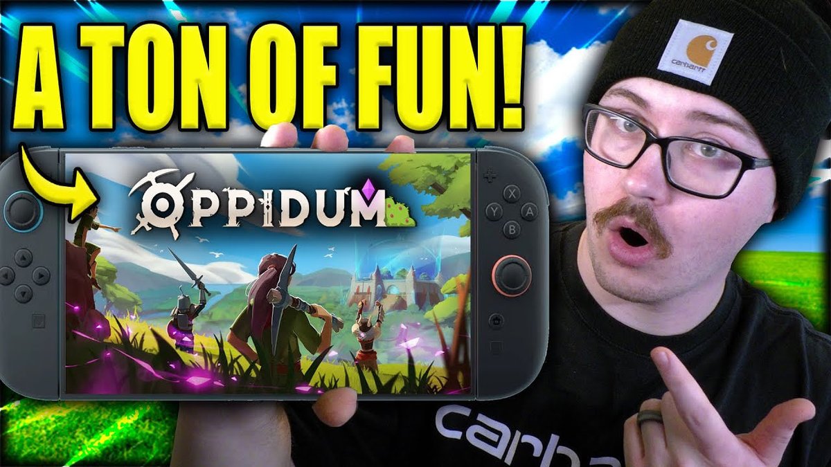 This awesome new survival crafting game just dropped on Switch 1 and 2! This is Oppidum! 

youtu.be/qzDSNGM68Qc?si…

#nintendo #nintendoswitch #switch #switch2 #nintendoswitch2