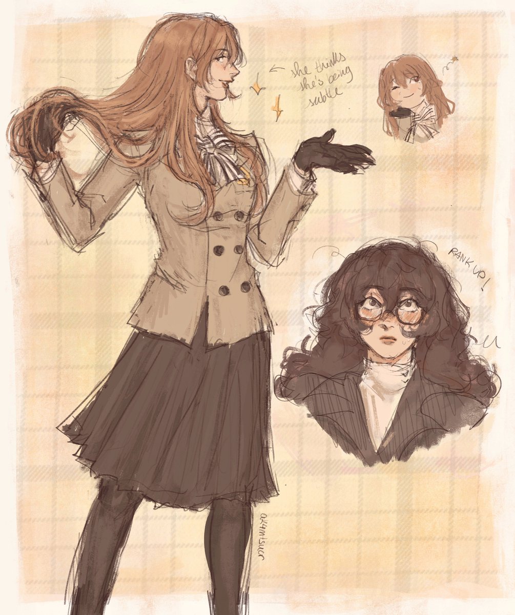 ak4mtsucr's tweet image. girlfailures 🚬🚬 
#shuake #p5r #persona5