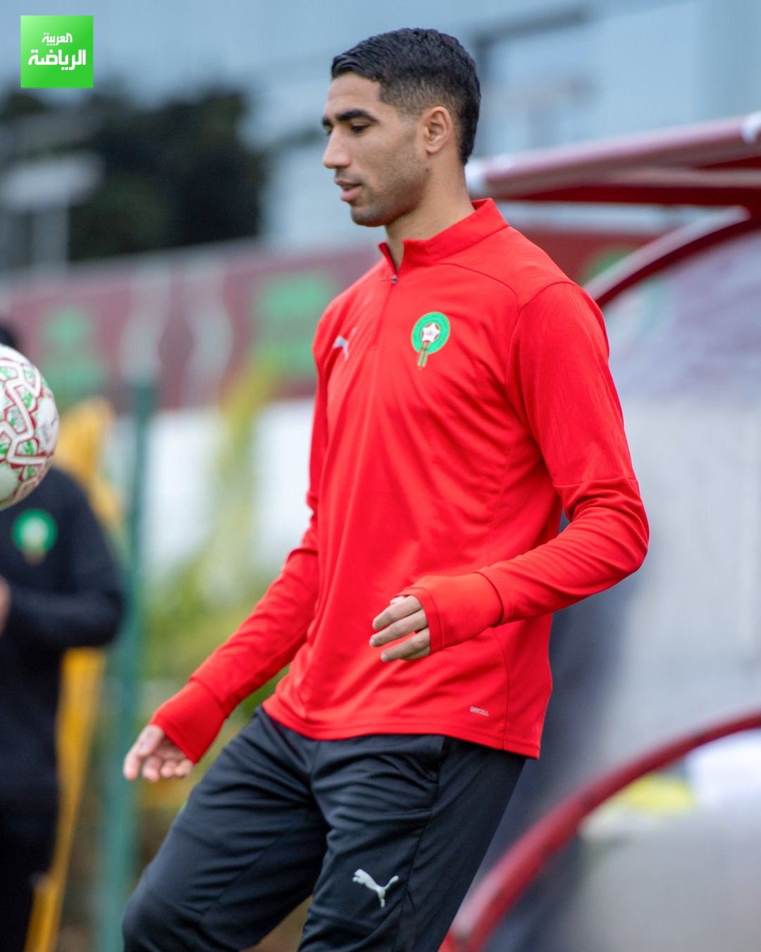 تدريبات المنتخب المغربي استعداداً لكأس أمم إفريقيا 