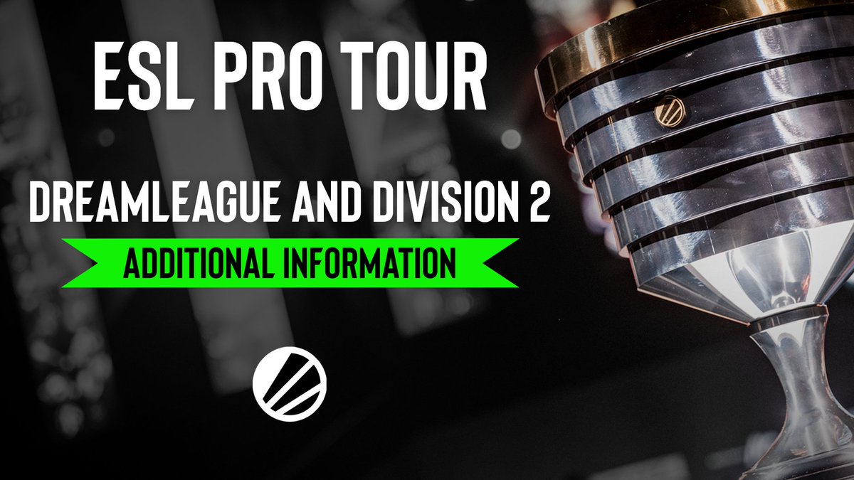 #ESLProTour Update: We are excited to share more details regarding #DreamLeague Season 29 and Division 2 Seasons 3 &amp; 4. 

📖 pro.eslgaming.com/tour/2025/12/d…
