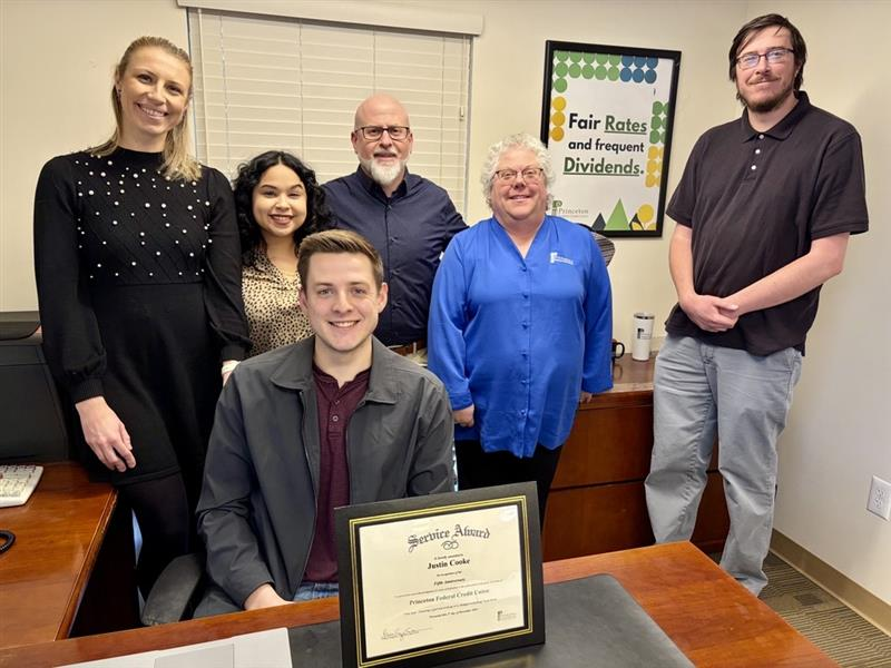 Today, we celebrate our colleague and friend Justin Cooke for TWO reasons!
Congratulations, Justin, for reaching an anniversary milestone — this marks 5 years of your dedication, hard work, and impact.
We’re  also thrilled to recognize your well-deserved promotion this month to