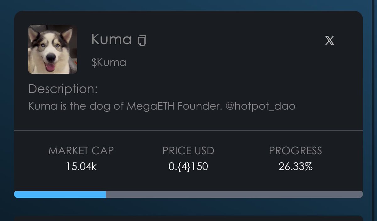 alphamegacall's tweet photo. Soon $KUMA 

0xB8F14Bb870dC0d882f092B6b83E7D2e0184fCE4d https://t.co/lFAEfHrfdt
