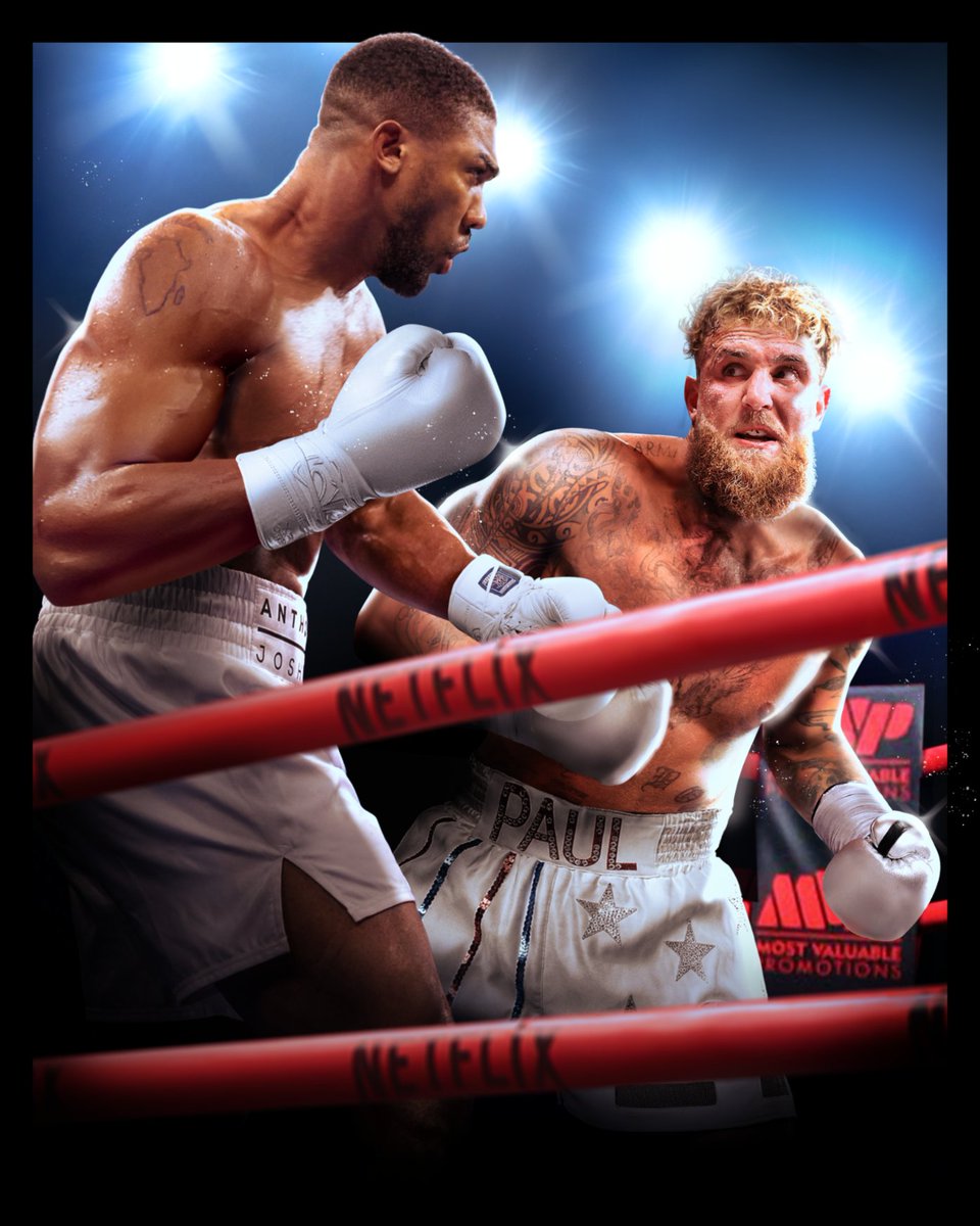 BUCKLE UP. IT’S OFFICIALLY JAKE PAUL vs. ANTHONY JOSHUA FIGHT NIGHT 🔥🥊

LIVE only on Netflix
TONIGHT, December 19
8 PM ET | 5 PM PT
#JakeJoshua