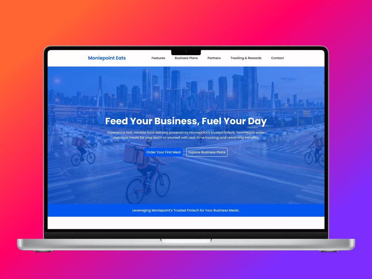 Designed a food delivery landing page that feels reliable from the first scroll.

Clear hierarchy, focused sections, and seamless CTAs guide users from value discovery to action, fast!