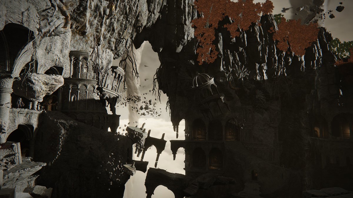 MrMordicai's tweet image. Crumbling Farum Azula is so damn amazing man, definitely my favorite area in the game in terms of visuals