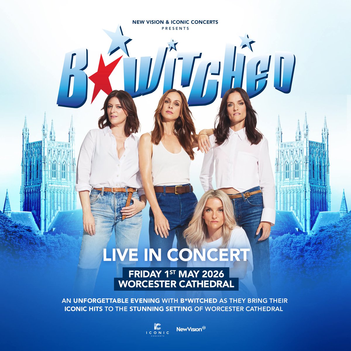 Front row booked <a href="/BwitchedReunion/">OfficialBWitched</a> Another great cathedral set gig to enjoy next year 😀