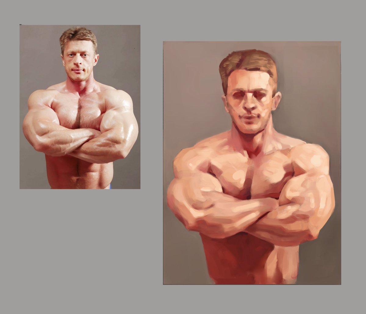 metalart's tweet image. Recent painting study,  exploring light and brushwork.
#brushwork #panting #digitalart