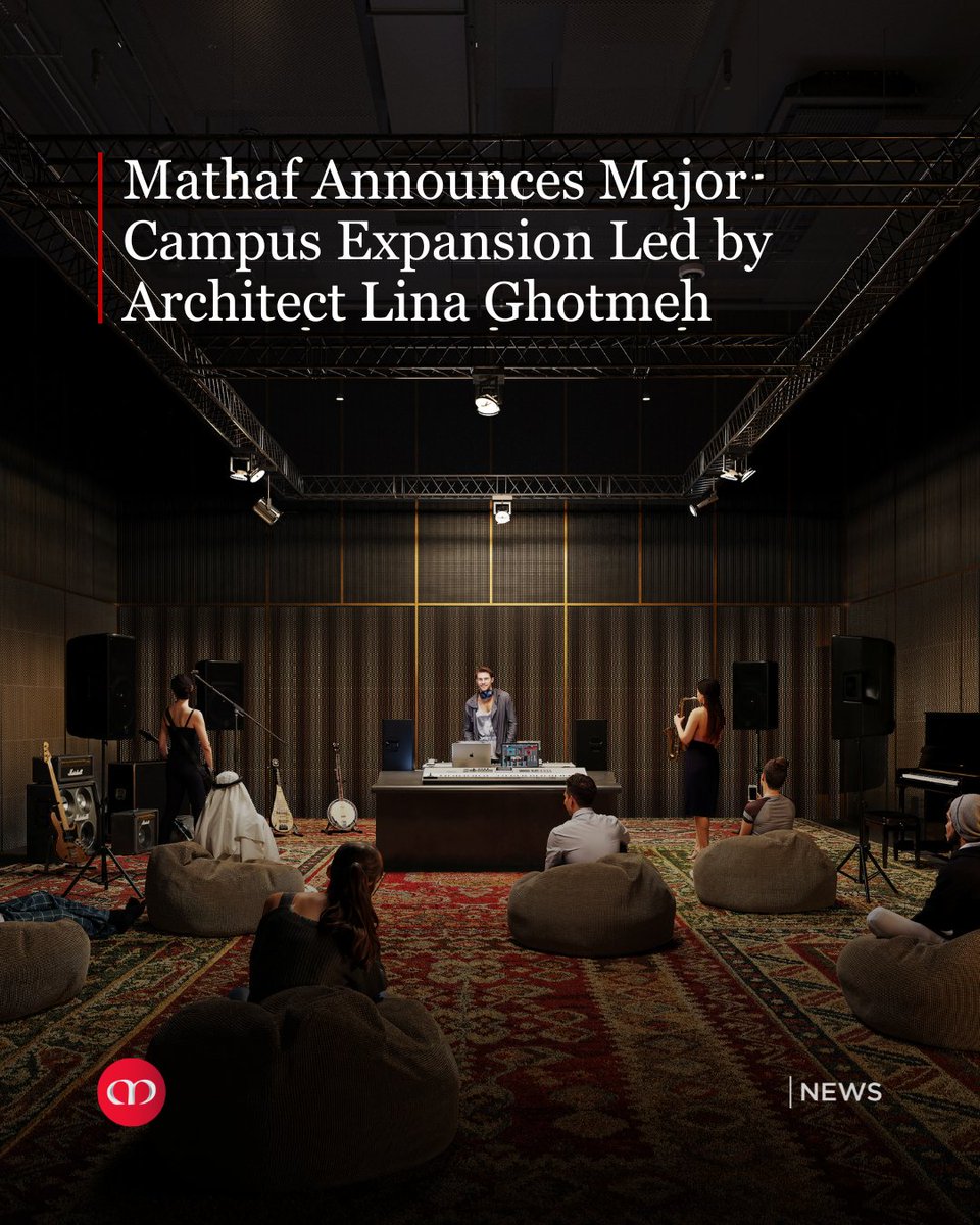 MarhabaQatar's tweet photo. Mathaf: Arab Museum of Modern Art has announced a major phased expansion of its campus, led by Lebanese-born architect Lina Ghotmeh, to mark the museum’s 15th anniversary 🏛️🎨

READ MORE⁠ ▶ https://t.co/Od1STAX4Fi

⁠#MarhabaQatar #Mathaf https://t.co/jTVV0yAELa