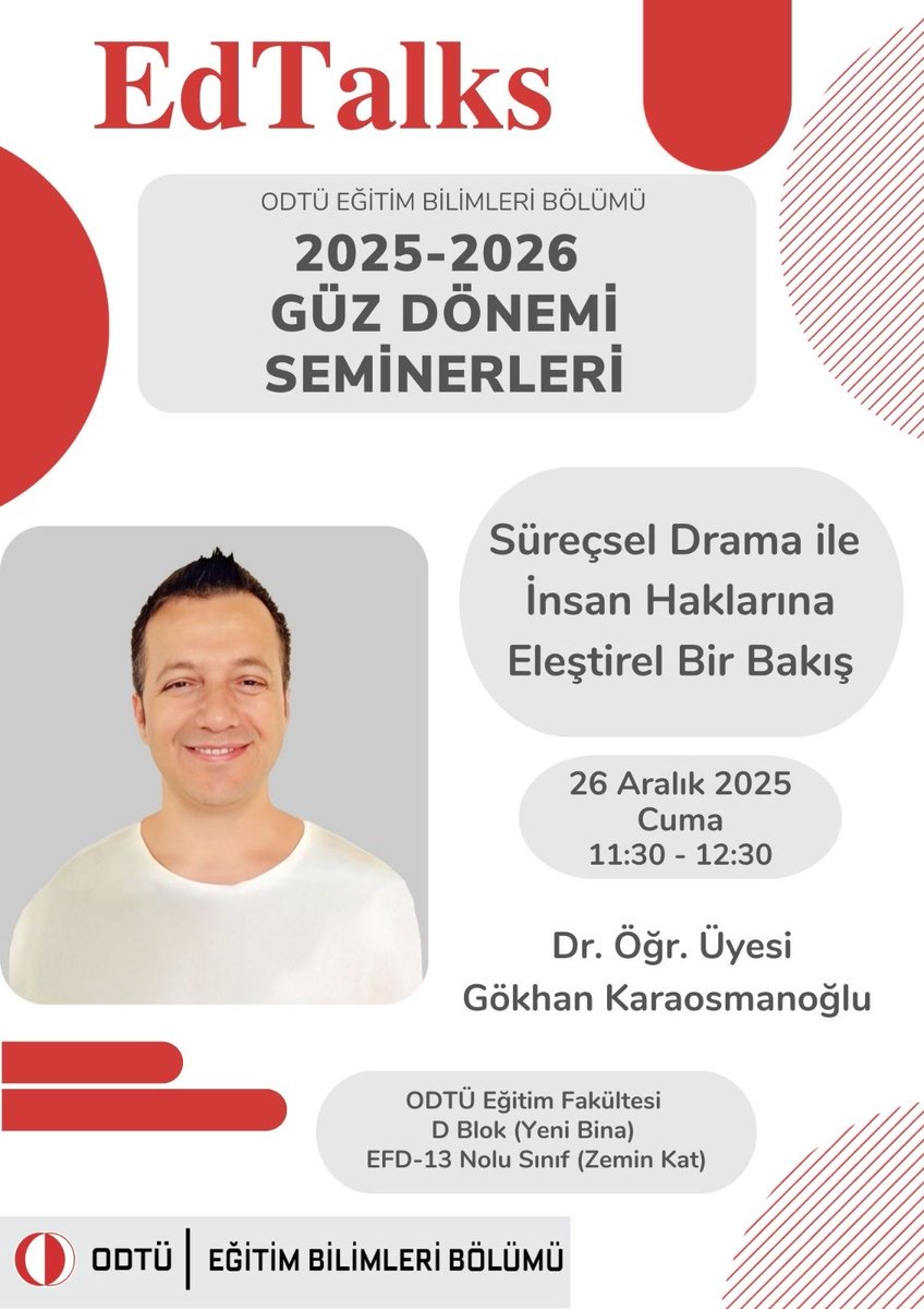 ODTÜ Eğitim Bilimleri Bölümü tweet media