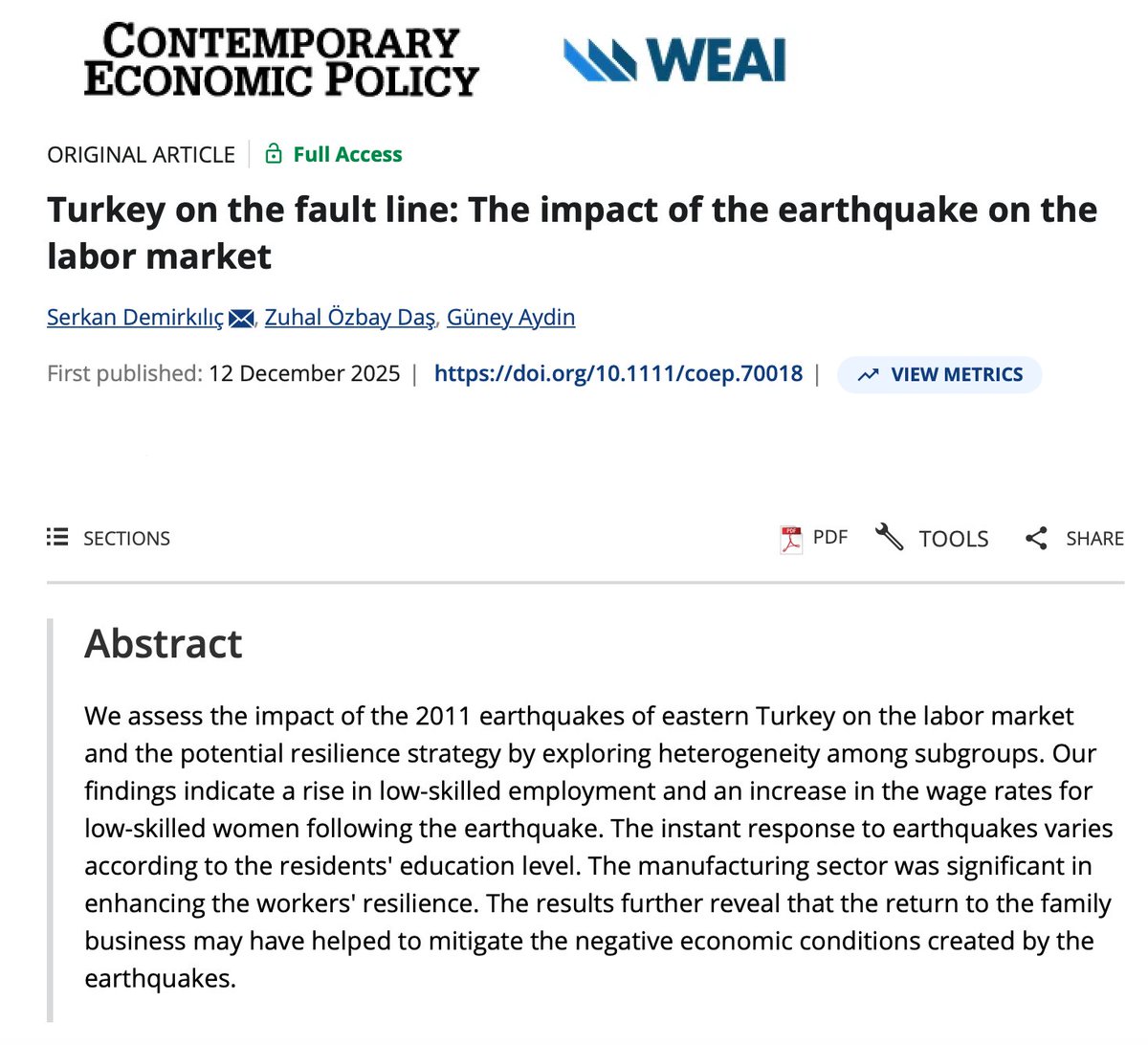Contemporary Economic Policy tweet media
