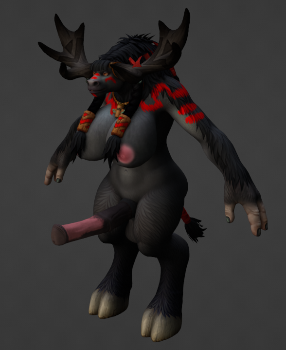 I've always wanted to do a Tauren gal.. Maybe a potential new OC? I swear one day I'll put these models to use