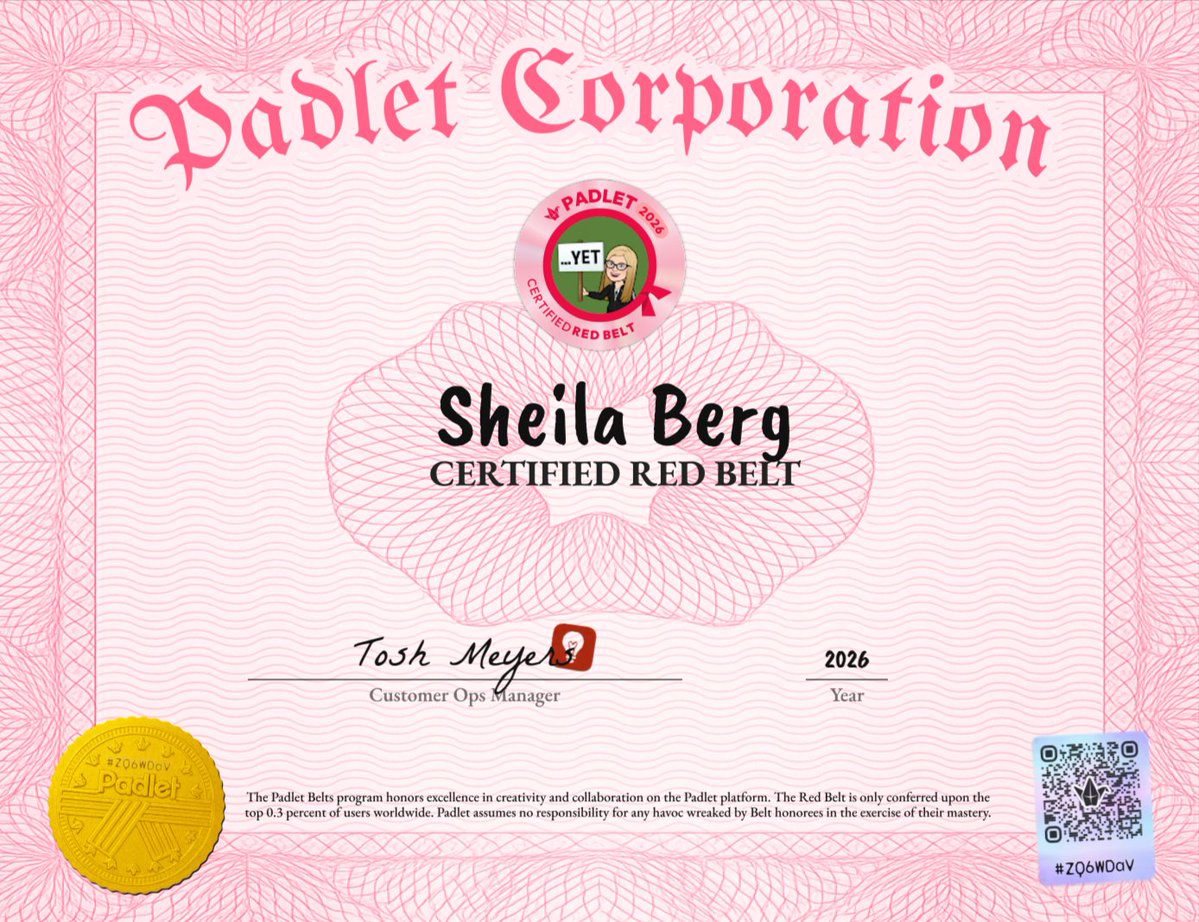 msberghpe's tweet image. Thank you @padlet for the recognition! As a 6-12 online teacher, Padlet is one way I can engage my students in active learning! #hpe #healthed #physed #OnlineEducation #eLearning #Minnesota #teachersoftwitter #Education