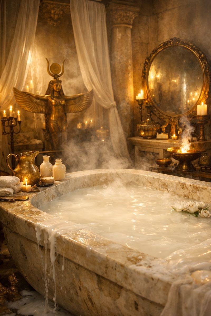 In the sweltering heat of Alexandria, Cleopatra discovers the first whisper of time on her skin and defies it with an extravagant ritual of rebirth in a bath of donkey's milk.
A new short story exploring power, myth, and eternal youth: 'The White Cocoon'
Read it here: