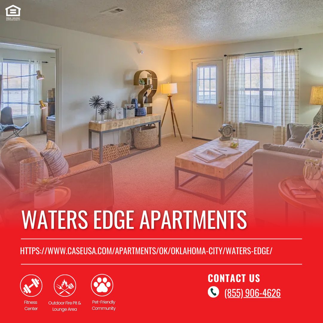 CaseAssociateOK's tweet image. Life at Waters Edge brings comfort and convenience together in Oklahoma City ✨🍳

Spacious studio, 1-, and 2-bedroom apartments feature well-equipped kitchens ready for your next favorite recipe, plus the ease of an in-home stackable washer and dryer. Thoughtful details...