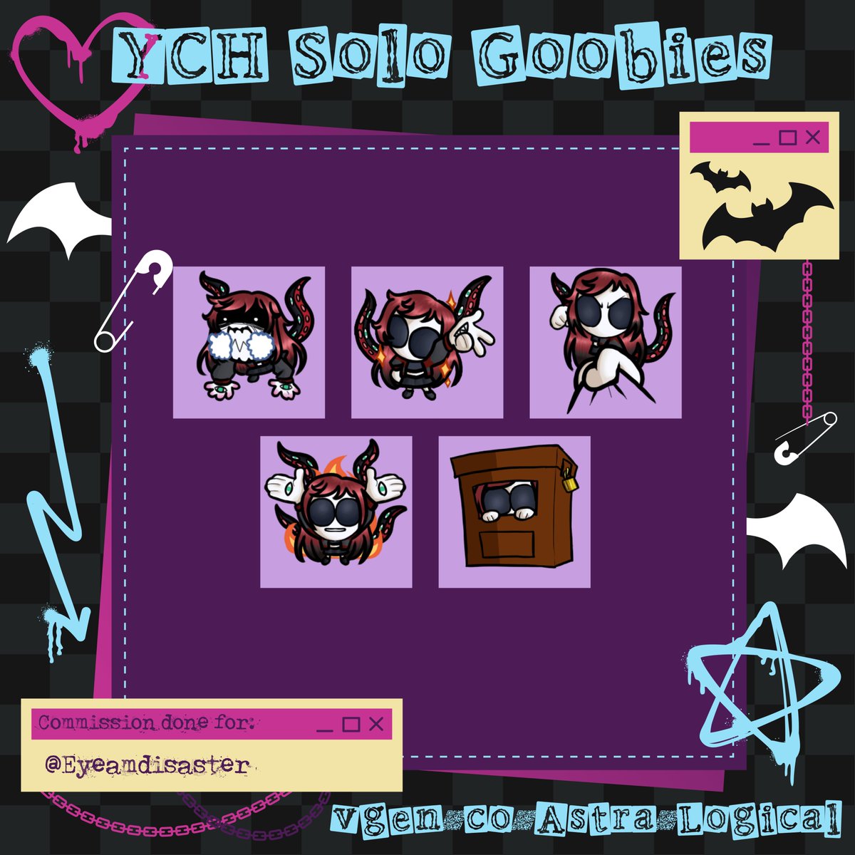 Another art dump time! I'll learn to upload regularly lol

Goobies done for the lovely <a href="/EyeAmADisaster/">Disaster the Aquatic Horror Vtuber🏳️‍⚧️</a> 💜

#VGenComm #vgenartist #smallartist #smallvtuber #pngtuber #smallpngtuber #artist #digitalartist