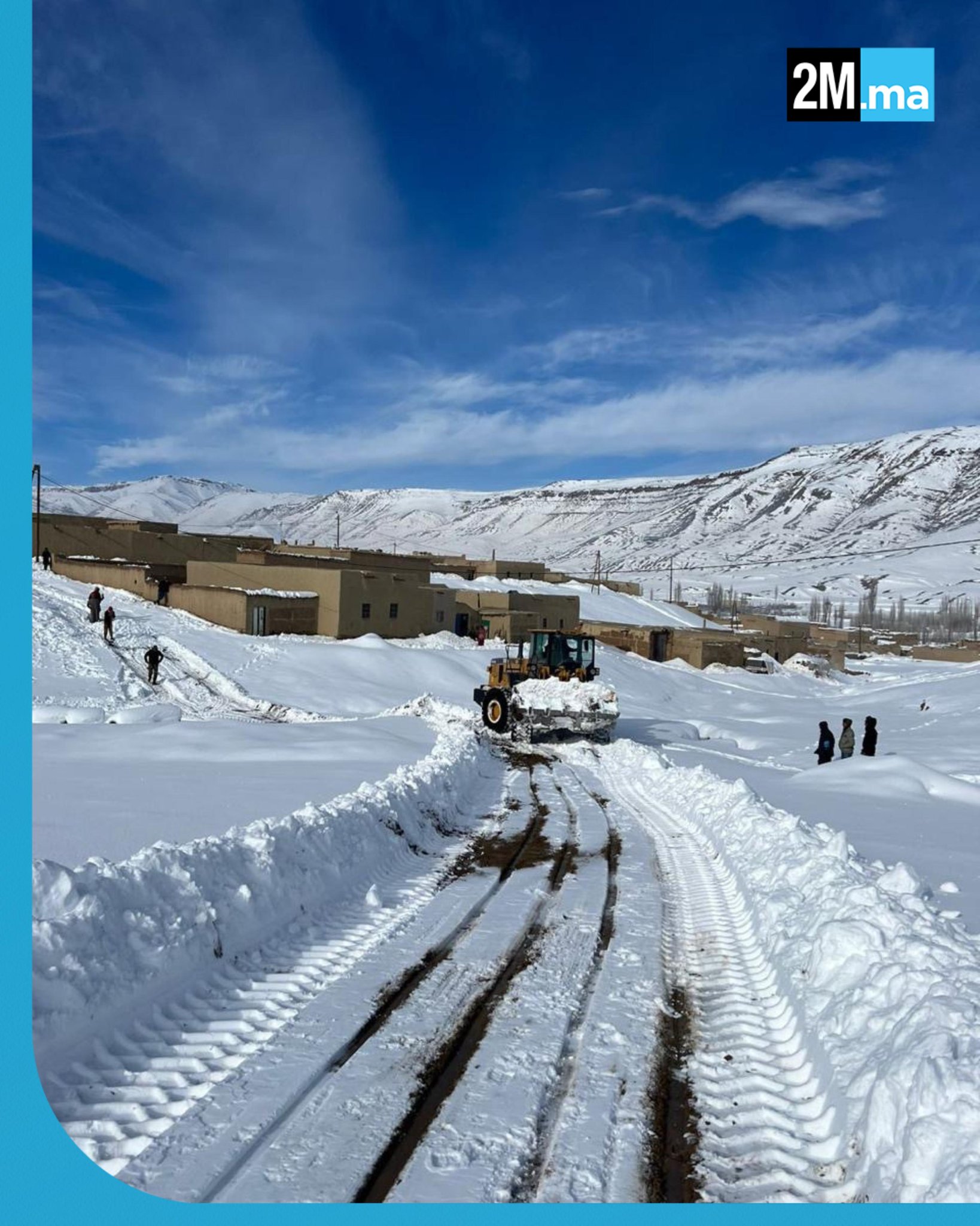 إقليم تنغير.. تعبئة متواصلة لإعادة فتح المسالك الطرقية بعد الثلوج الكثيفة 