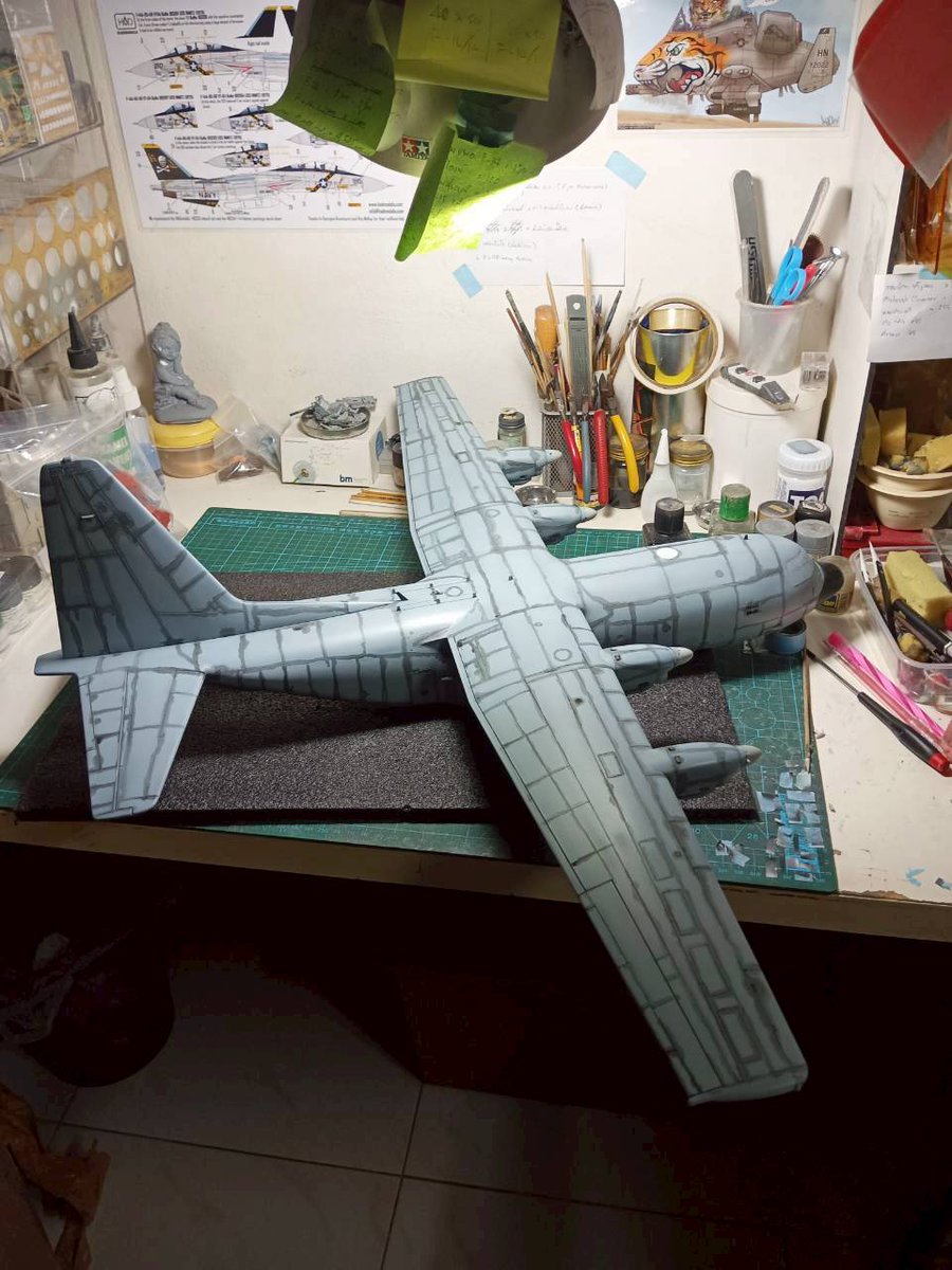 hobbystationth's tweet photo. 🔥Pro Built Italeri 1/48 C-130J C5 Hercules ดัดแปลงเป็นตัวไทย🔥Painted
.
#HobbyStationth #บริการประกอบทำสีโมเดล #ผู้เชี่ยวชาญด้านการประกอบทำสีโมเดลและแบบจำลอง #C130 #ProBuiltModel https://t.co/1lVxMxsQya