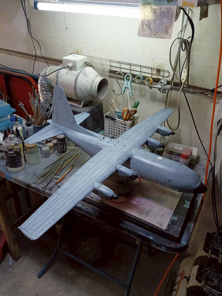 hobbystationth's tweet photo. 🔥Pro Built Italeri 1/48 C-130J C5 Hercules ดัดแปลงเป็นตัวไทย🔥Painted
.
#HobbyStationth #บริการประกอบทำสีโมเดล #ผู้เชี่ยวชาญด้านการประกอบทำสีโมเดลและแบบจำลอง #C130 #ProBuiltModel https://t.co/1lVxMxsQya