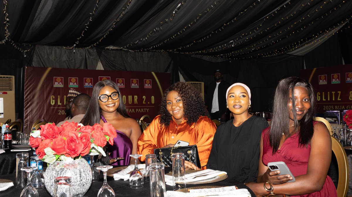 BUAgroup's tweet image. The glitz was loud, the glamour was obvious, and the #HumansOfBUA turned-up ready with the vibes. Swipe through some moments from our Glitz and Glamour End-of-Year event.

#HumansofBUA #BUAGroup