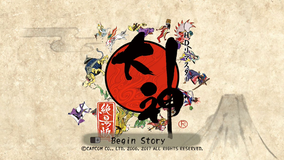 OkamiOfficial's tweet image. How about starting a new game? #Okami