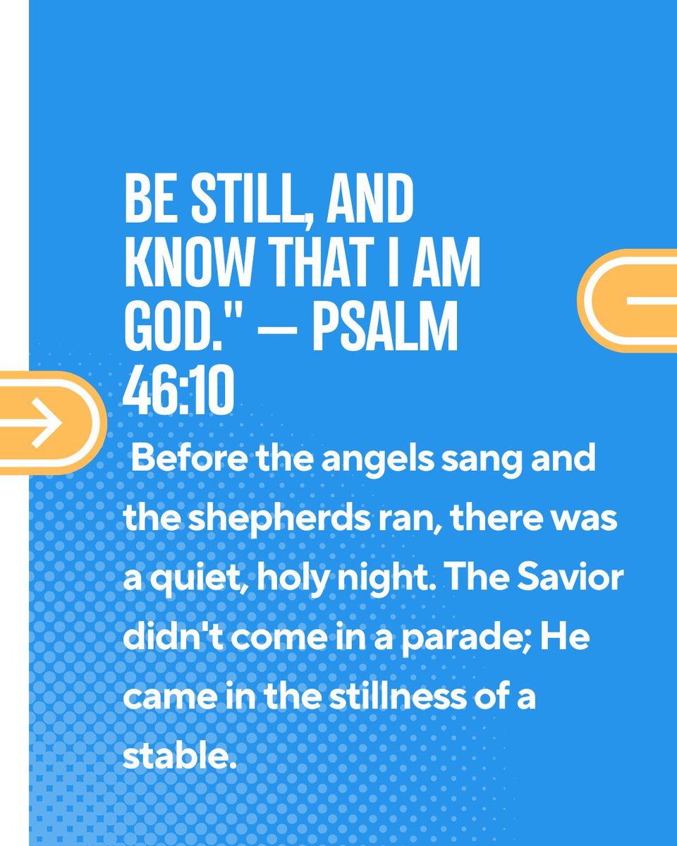 DivinedelightF's tweet photo. Remember: The first Christmas happened in a quiet stable, away from the crowds. This Friday, we invite you to reclaim that stillness. Surrender the stress of the season and sit with the Prince of Peace.

Which slide resonated with you most? Let us know!

#DivineDelightFoundation https://t.co/u0zmJoFhaO