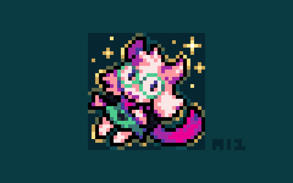 tiny ralsei (white boy ver)

#deltarune #pixelart