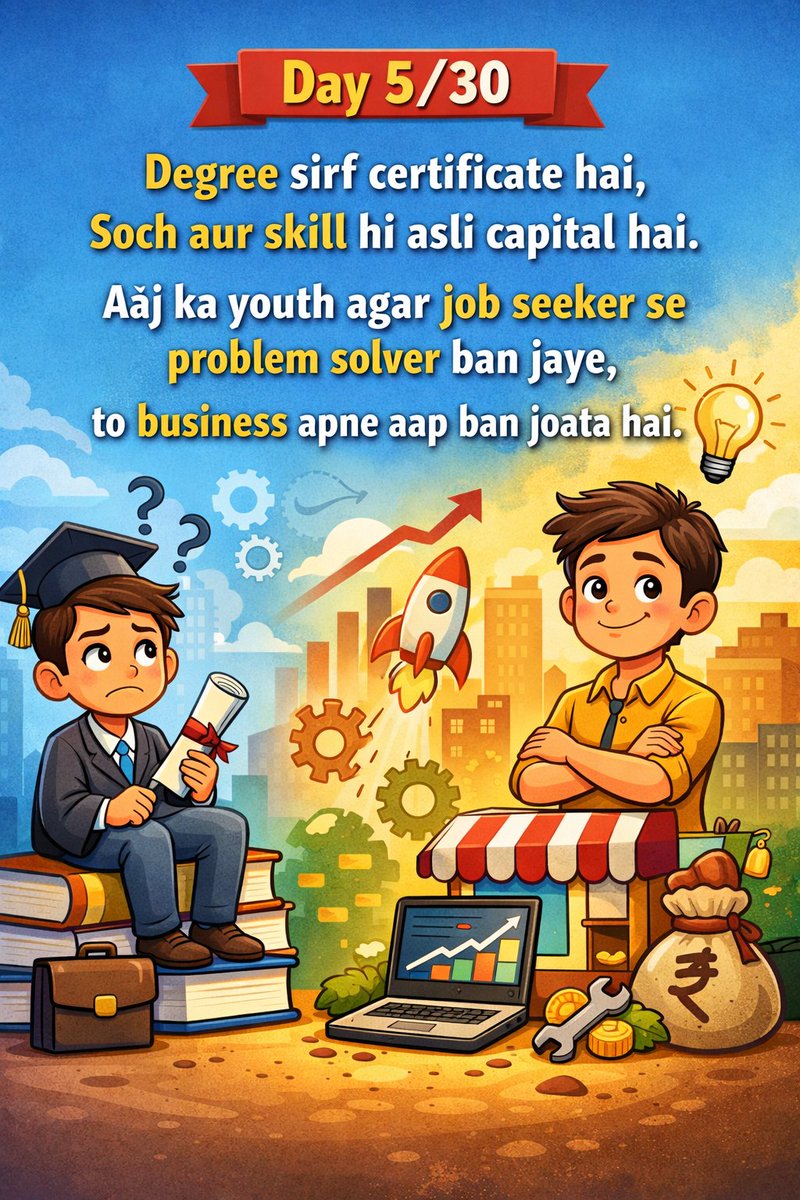 JitendraCh93579's tweet photo. #StartupIndia
#EntrepreneurMindset
#YouthOfIndia
#BusinessMotivation
#FutureEntrepreneurs https://t.co/iwv0usDPv0