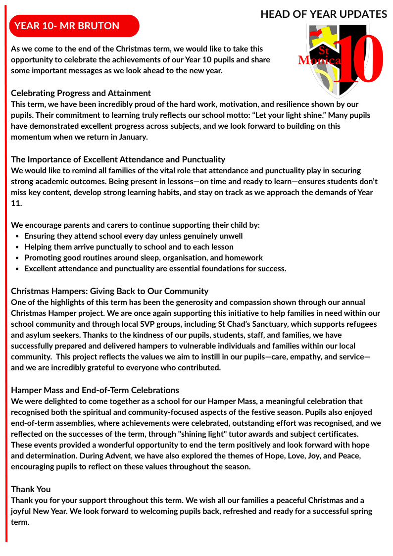 ABI Update 2/4 - Read of Head of Year updates.