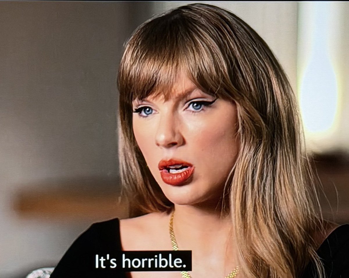 “I’ve never worked out this much in my life…it’s horrible.”

I’ve never related to Taylor Swift more.