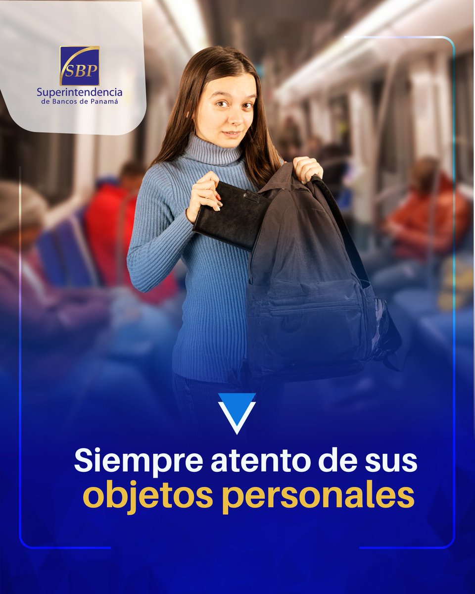 En cualquier sitio donde se encuentre, mantenga protegidos sus objetos personales, incluyendo su móvil.

Recuerde que estos dispositivos tienen distintas apps vinculadas a sus productos financieros, tales como Uber, Netflix entre otros, cambie de inmediato las contraseñas de