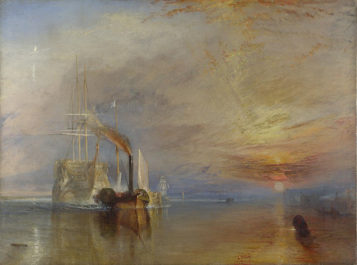Happy 174th Birthday to Joseph Mallard William Turner, RA.
Thank you, Sir, for your innumerable fine landscapes &amp;  seascapes, including this