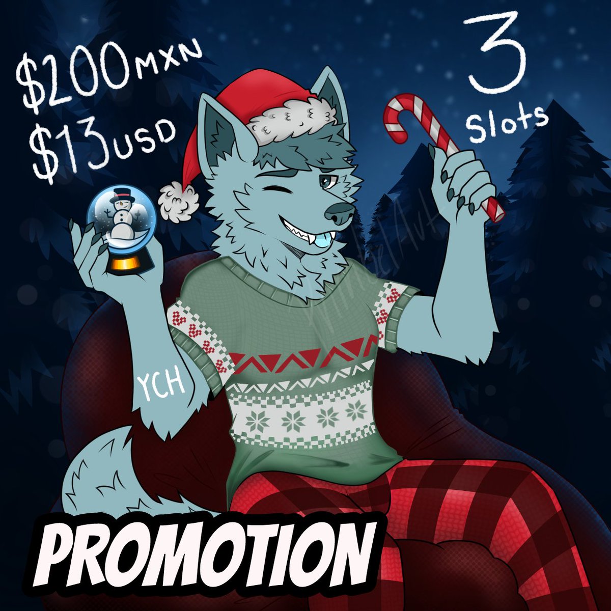 -YCH NAVIDEÑO $200 PESOS MEXICANOS O $ 13 DOLARES , TRANFERENCIA O PAYPAL , PARA MAS INFORMACIÓN DM O TELEGRAM: ( PRIMBELART )
 
Christmas YCH  $200 Mexican Pesos or $13 USD, bank transfer or PayPal. For more information, DM or contact us via Telegram: (PRIMBELART)

3 SLOTS