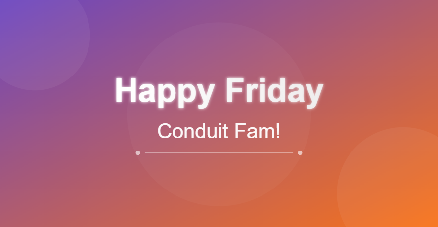 Conduit Network tweet media