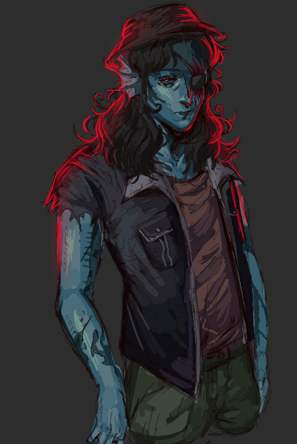 fiz um desenhin da minha personagem que to jogando em vendeta oculta 

#OrdemParanormal