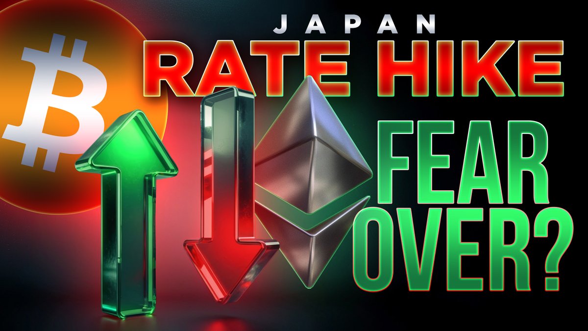 🇯🇵Did BOJ Rate Hike SPOOF Crypto!?🔥👀 WATCH NOW👉https://t.co/d0PDnBC0z1  $BTC $ETH $SOL $XRP