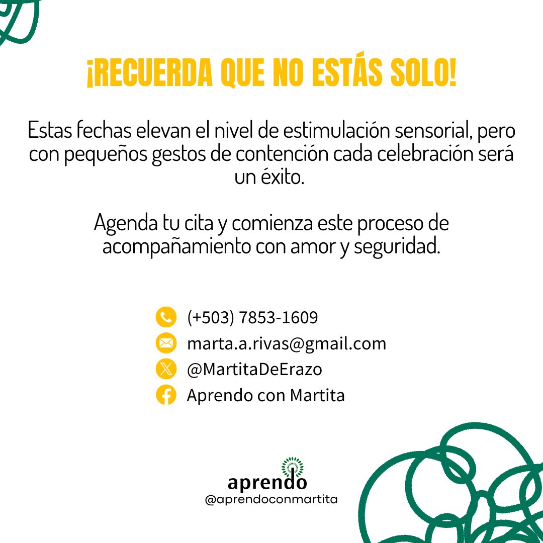 Luces, visitas, ruido y actividades 🎆 Cuando hay demasiada estimulación, los niños necesitan contención, no regaños.

👉 Descubre cómo ayudarlos a regularse en momentos intensos.

#RegulaciónEmocional #CrianzaConsciente