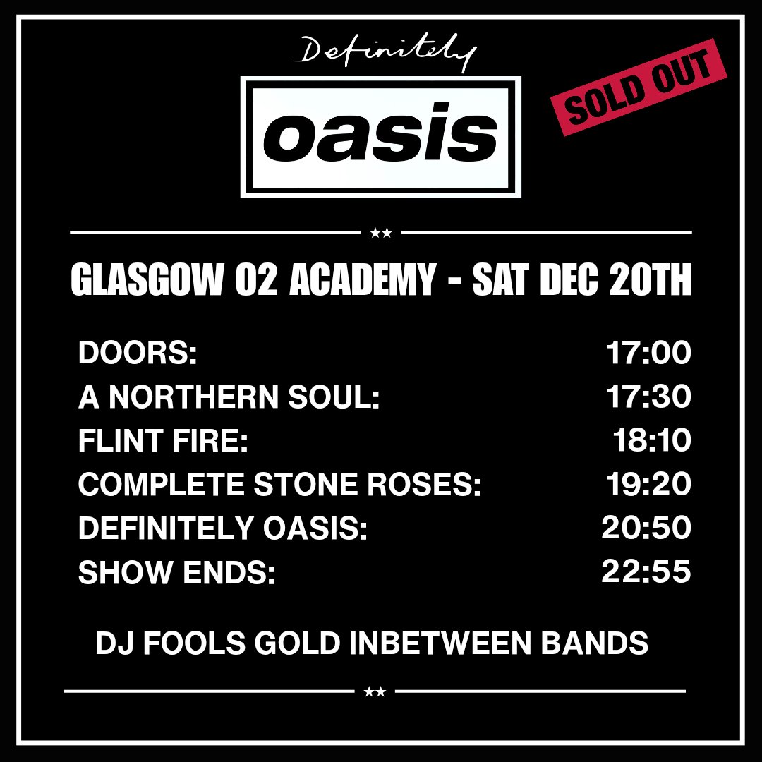 Definitely Oasis - Oasis Tribute Band tweet media