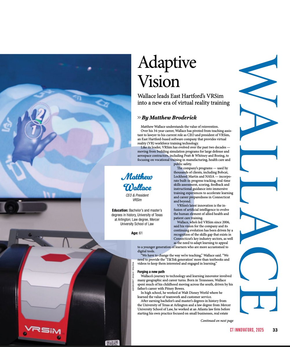 As we look back on the year, one highlight we’re especially proud of is our President and CEO, Matthew Wallace, being named a 2025 Innovator by the Hartford Business Journal.

You can read more about the recognition here: nebusinessmedia.uberflip.com/i/1541563-hbj-…