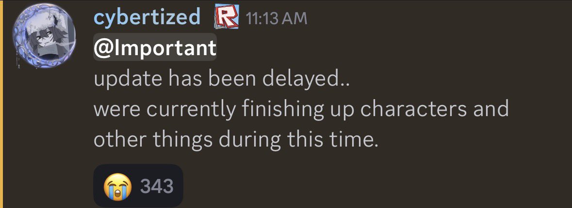 Roblox Eternity News tweet media